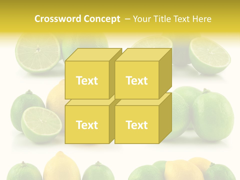 Color Lemon Food PowerPoint Template