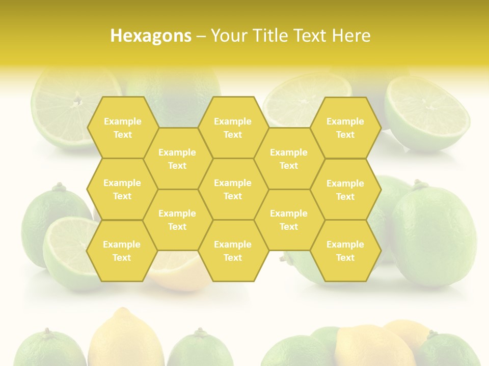 Color Lemon Food PowerPoint Template