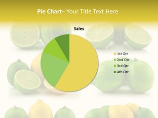 Color Lemon Food PowerPoint Template