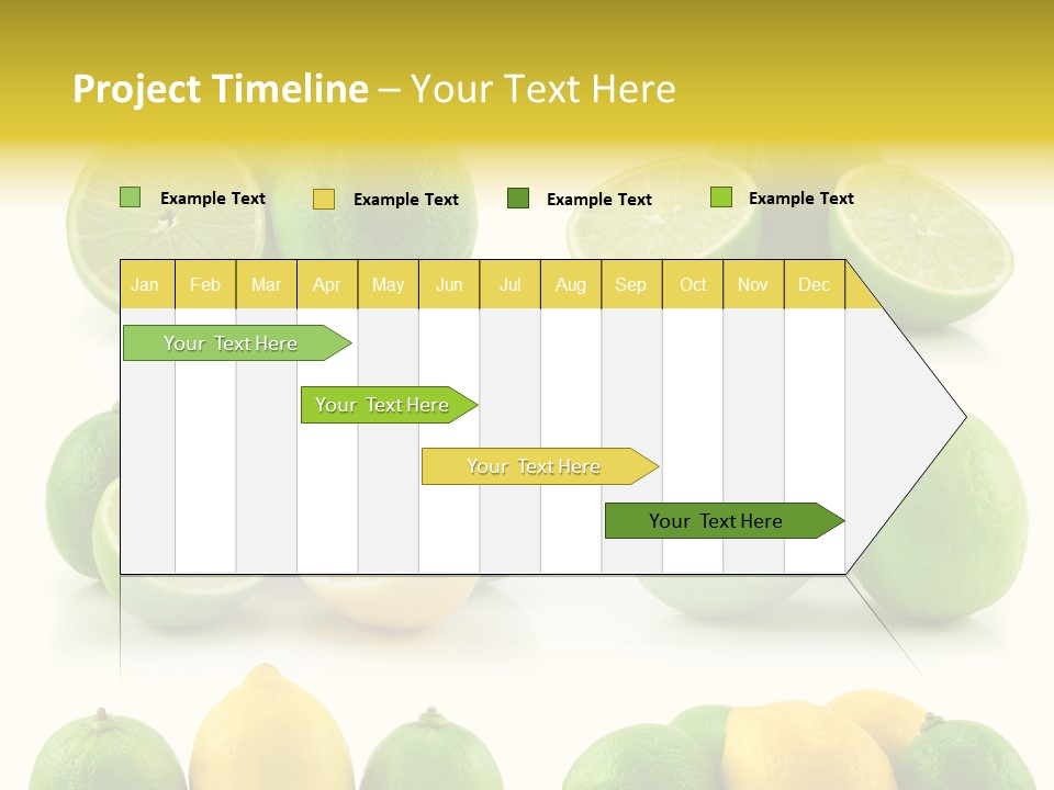 Color Lemon Food PowerPoint Template