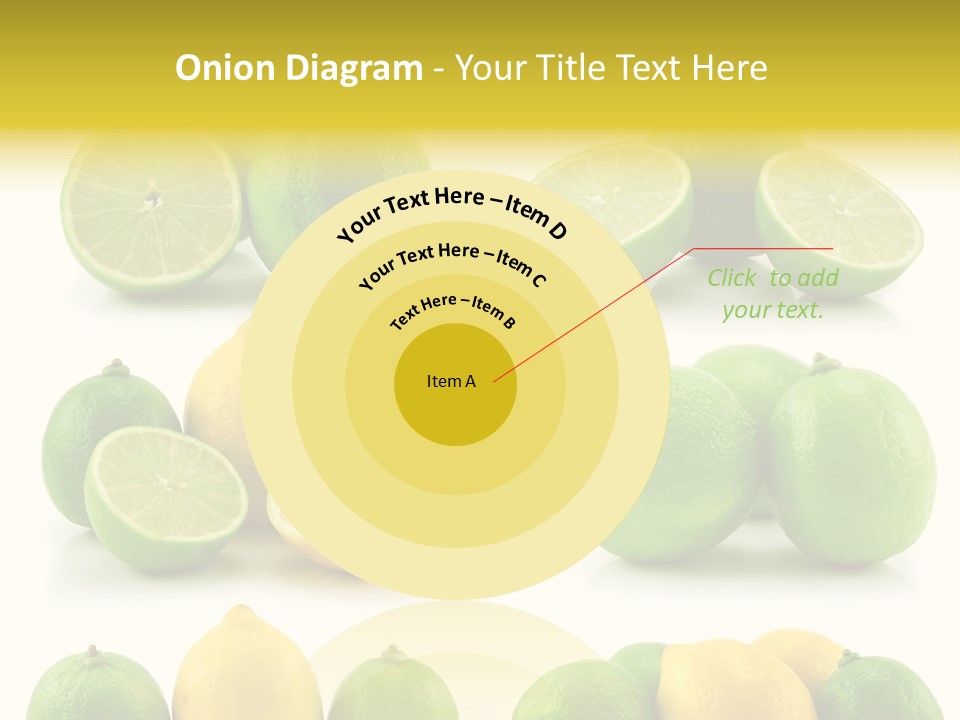 Color Lemon Food PowerPoint Template