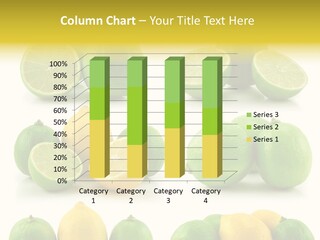 Color Lemon Food PowerPoint Template