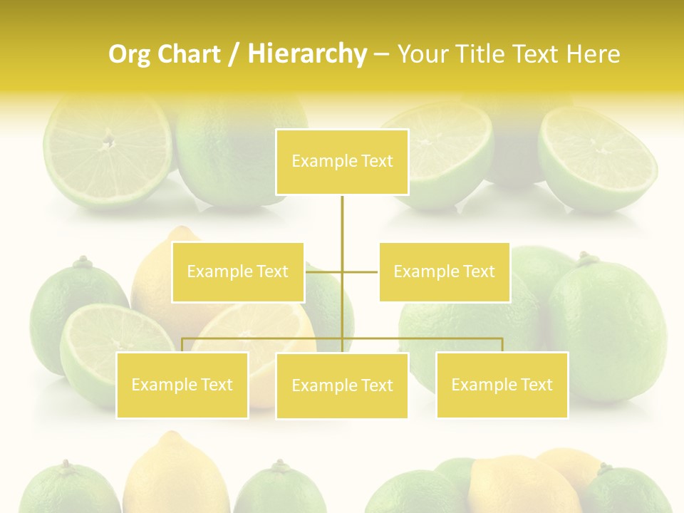 Color Lemon Food PowerPoint Template