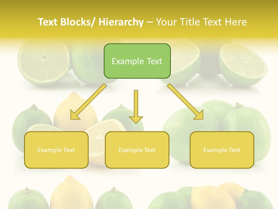 Color Lemon Food PowerPoint Template