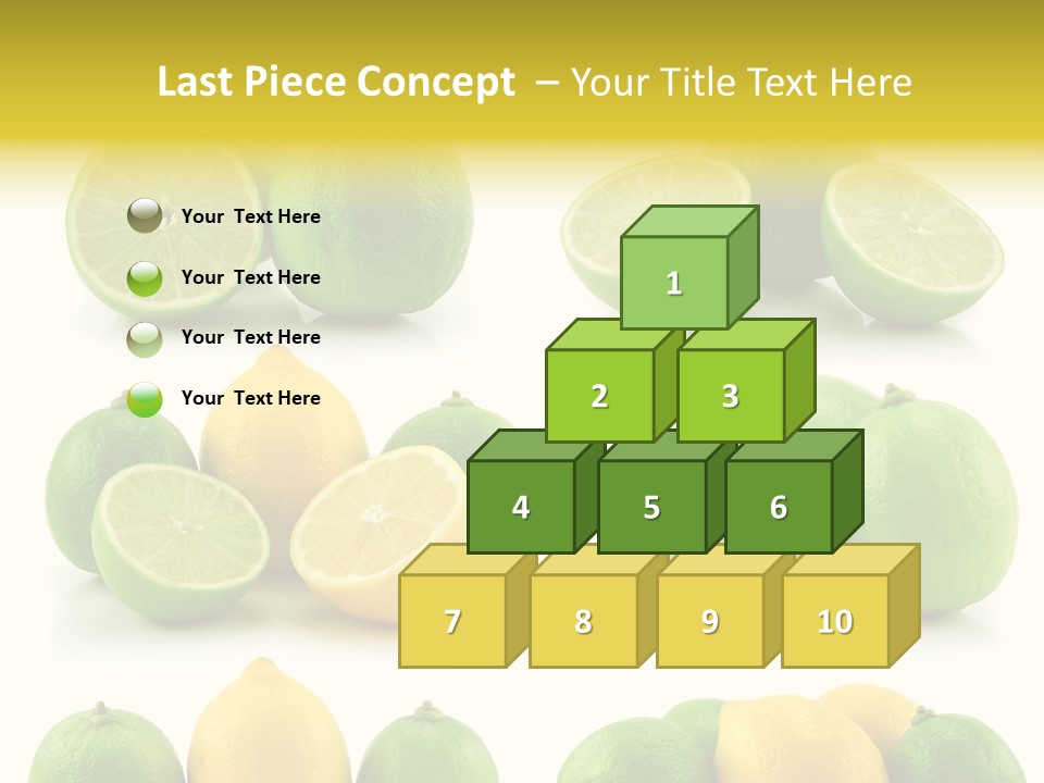 Color Lemon Food PowerPoint Template