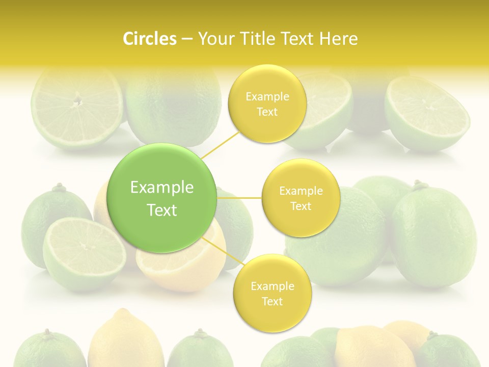 Color Lemon Food PowerPoint Template