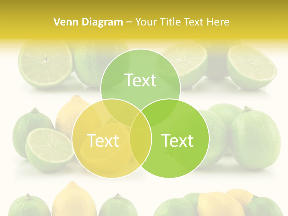 Color Lemon Food PowerPoint Template