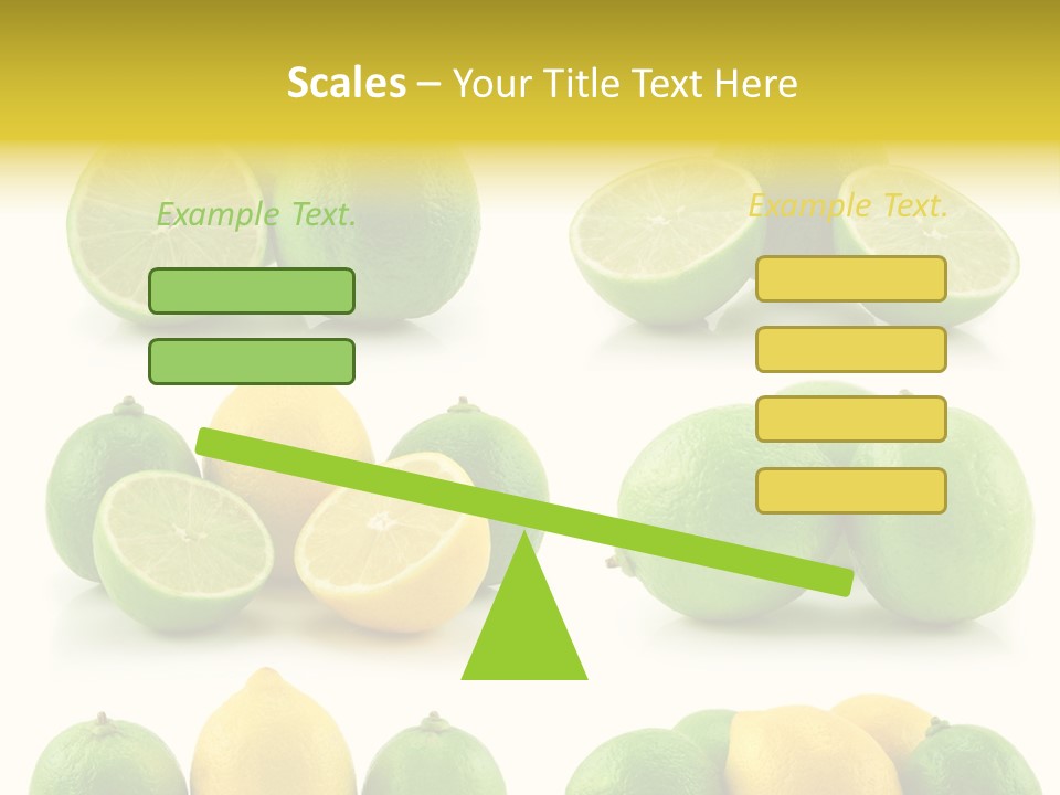 Color Lemon Food PowerPoint Template