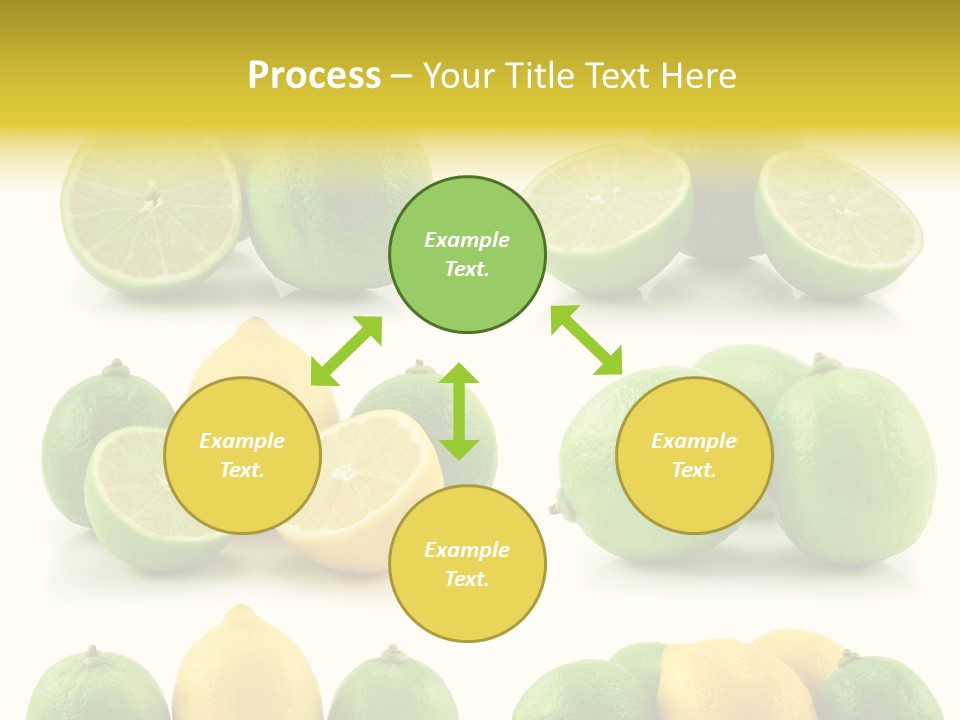 Color Lemon Food PowerPoint Template