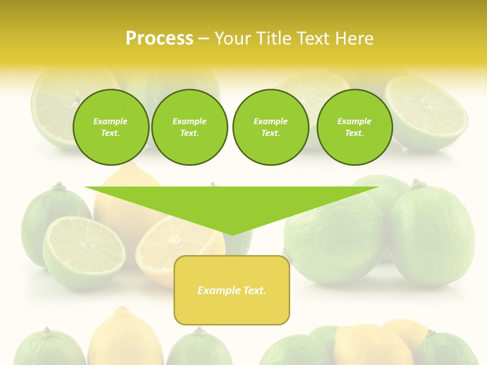 Color Lemon Food PowerPoint Template