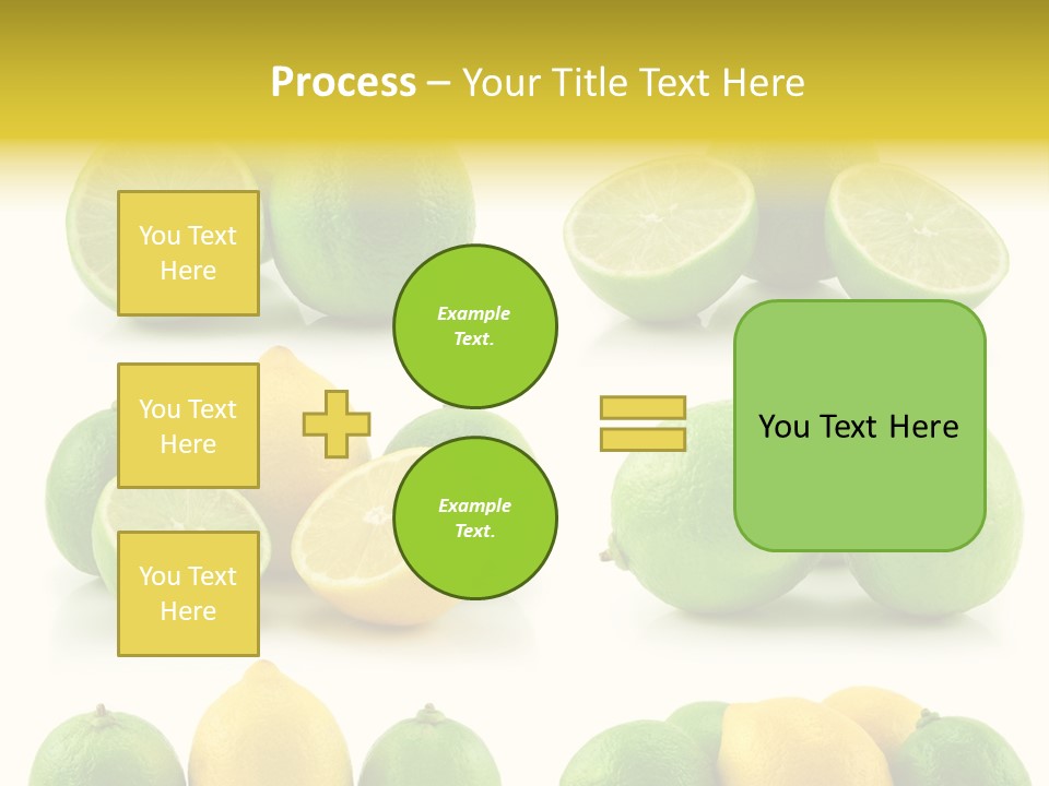Color Lemon Food PowerPoint Template