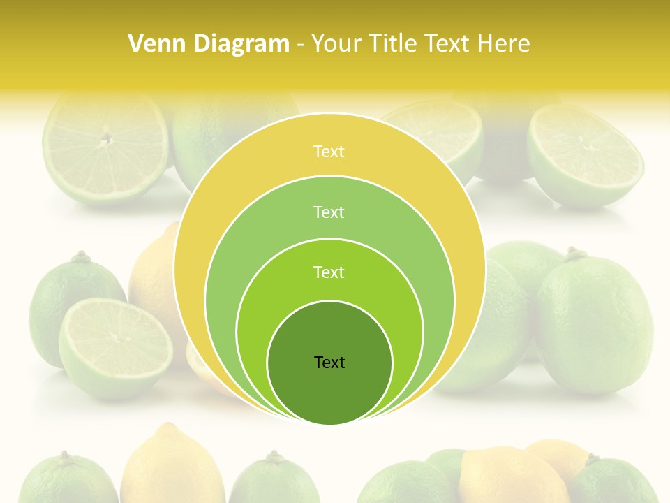 Color Lemon Food PowerPoint Template