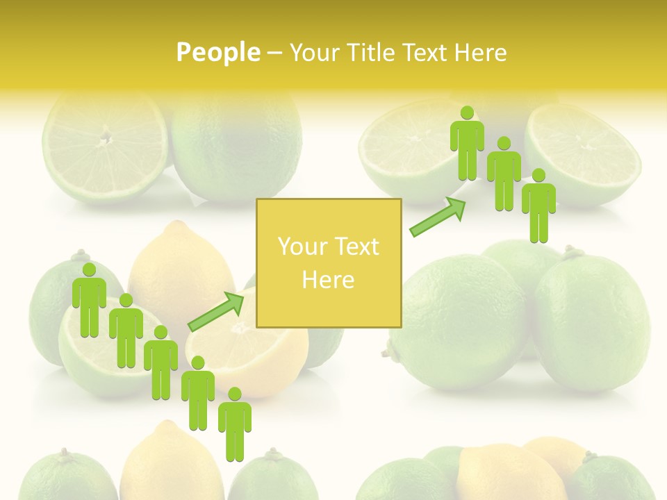 Color Lemon Food PowerPoint Template