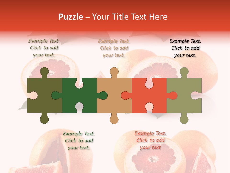 Half Isolated Refreshment PowerPoint Template