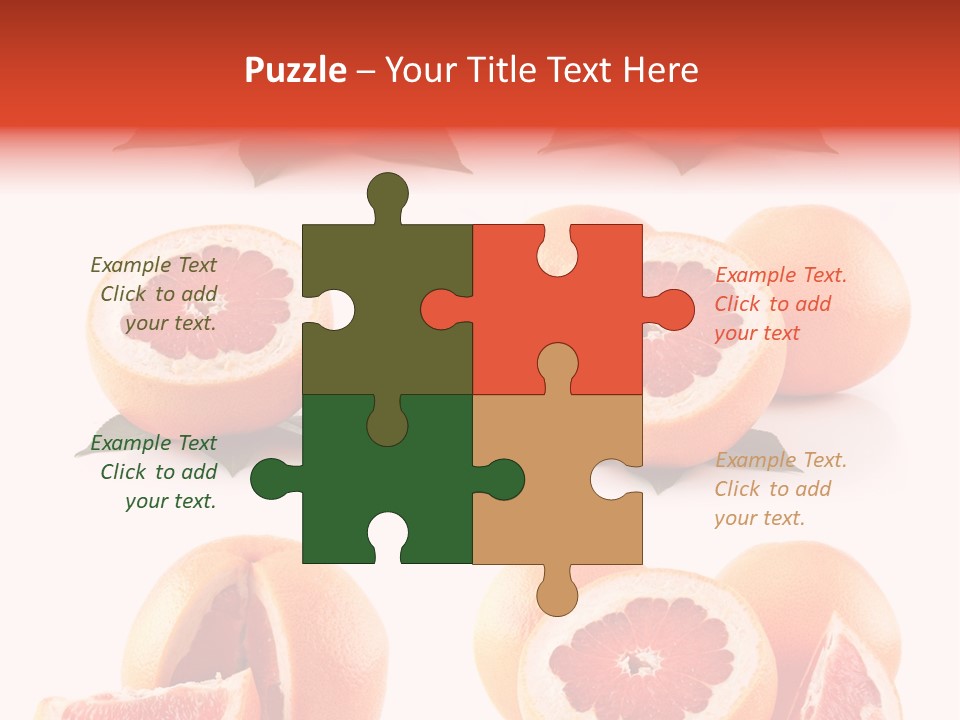 Half Isolated Refreshment PowerPoint Template