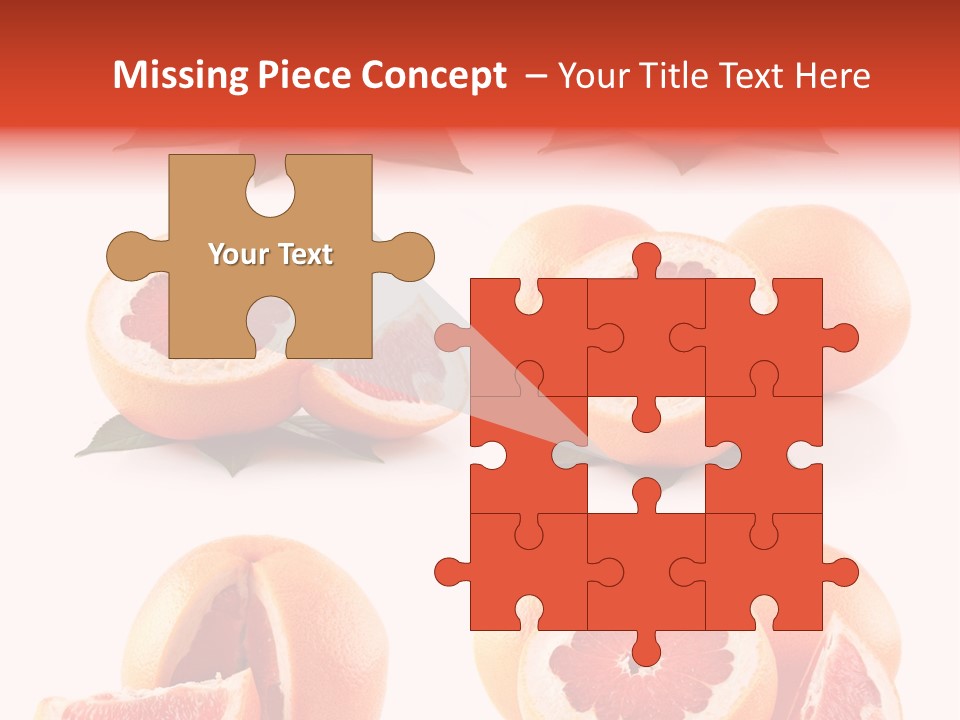 Half Isolated Refreshment PowerPoint Template