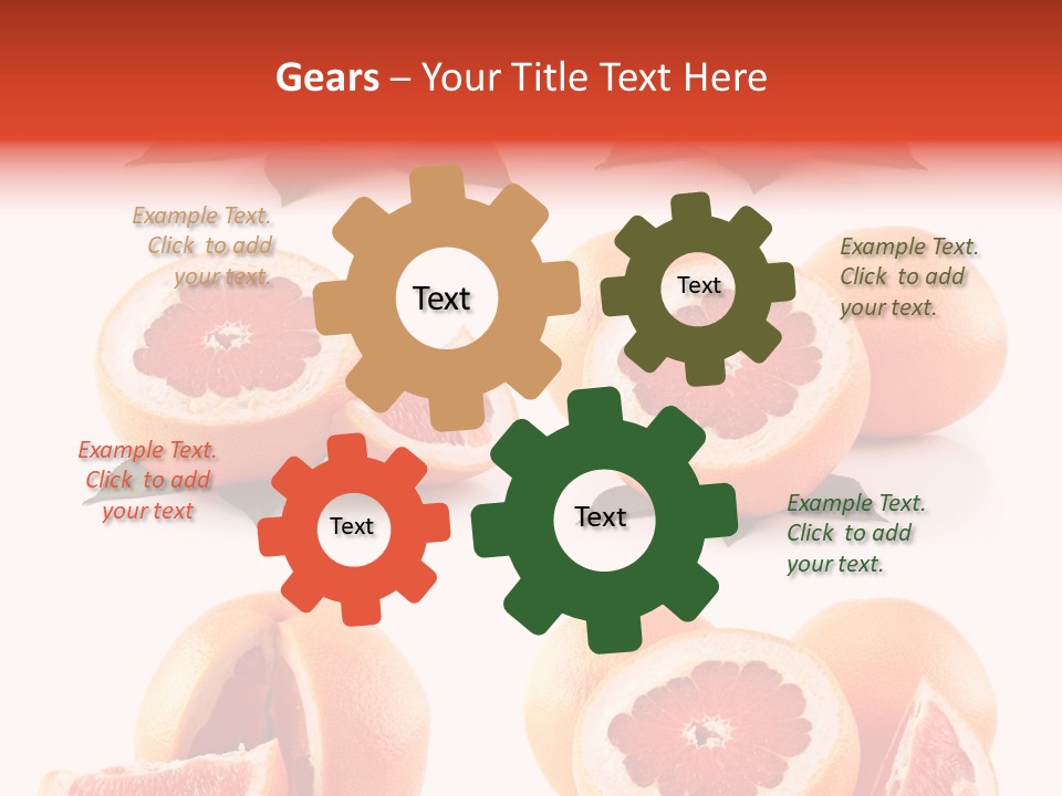 Half Isolated Refreshment PowerPoint Template