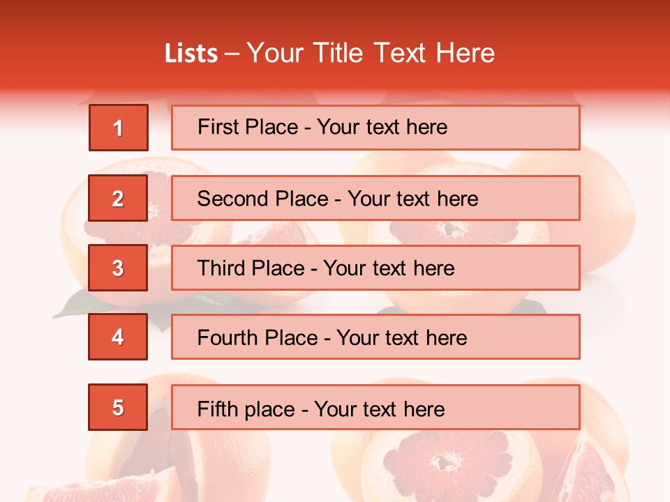 Half Isolated Refreshment PowerPoint Template