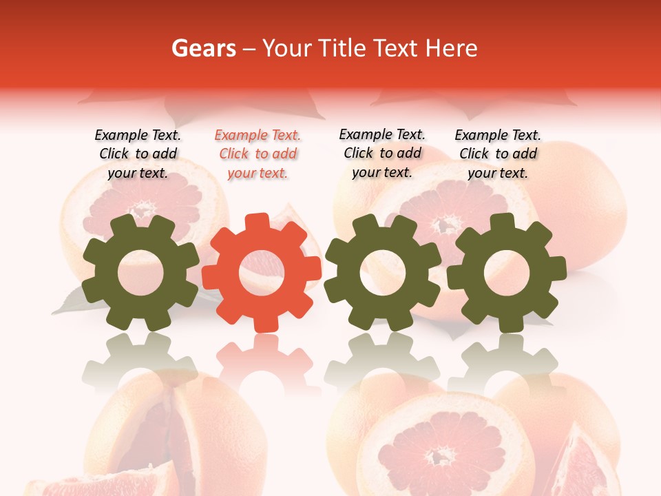 Half Isolated Refreshment PowerPoint Template