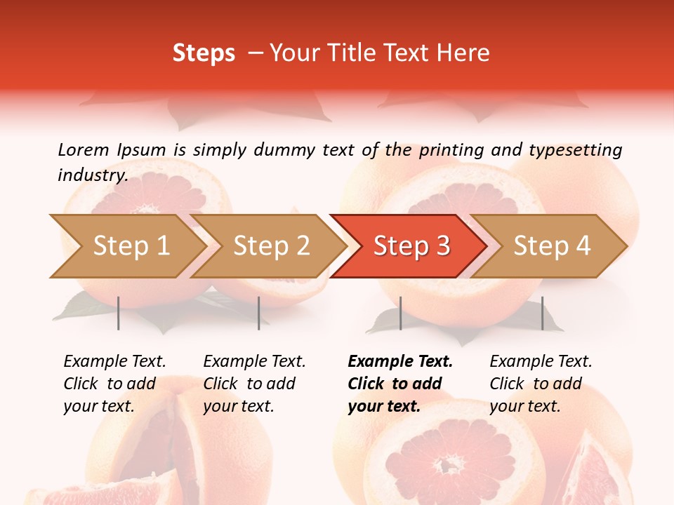 Half Isolated Refreshment PowerPoint Template