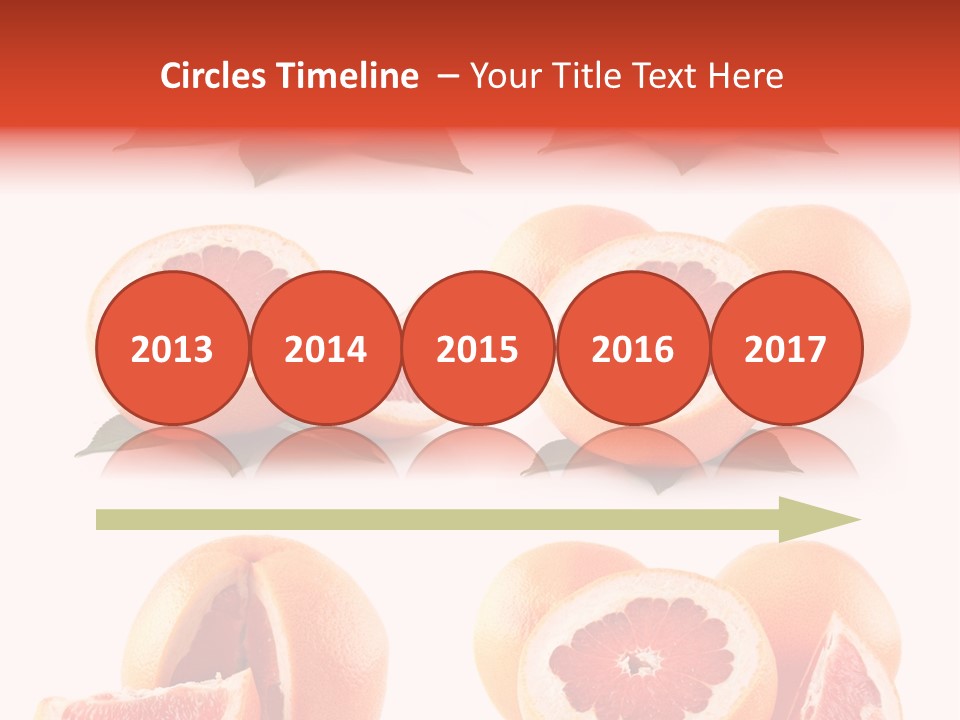 Half Isolated Refreshment PowerPoint Template