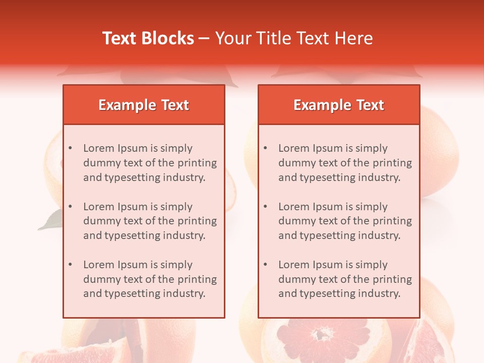 Half Isolated Refreshment PowerPoint Template