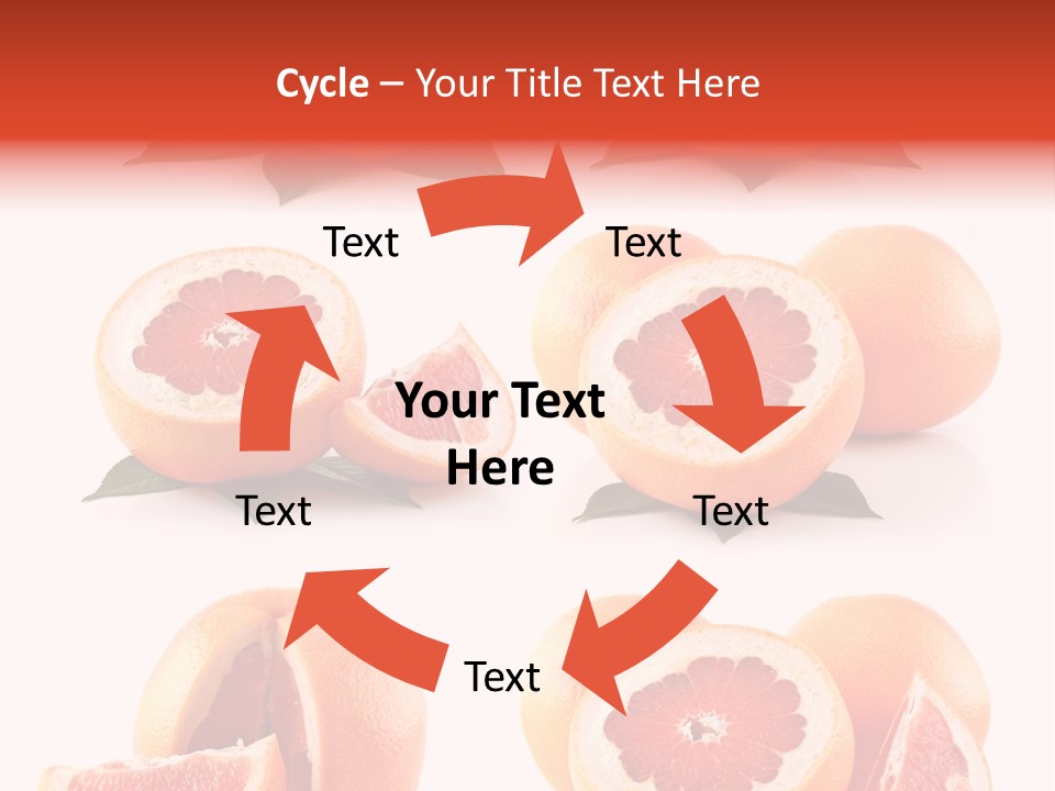 Half Isolated Refreshment PowerPoint Template