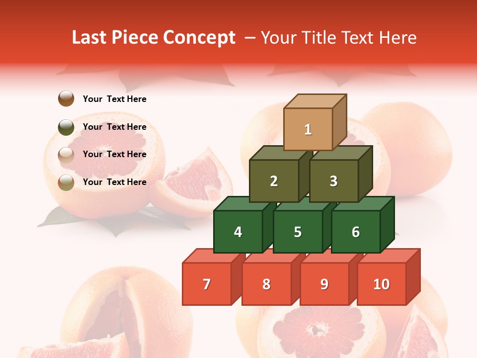Half Isolated Refreshment PowerPoint Template