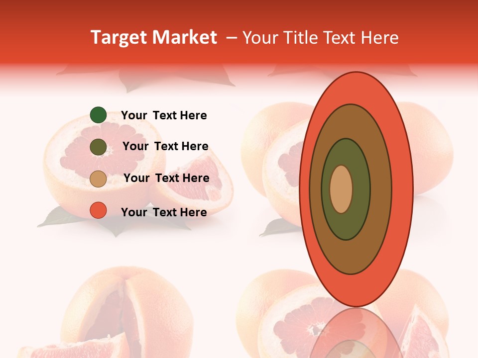 Half Isolated Refreshment PowerPoint Template