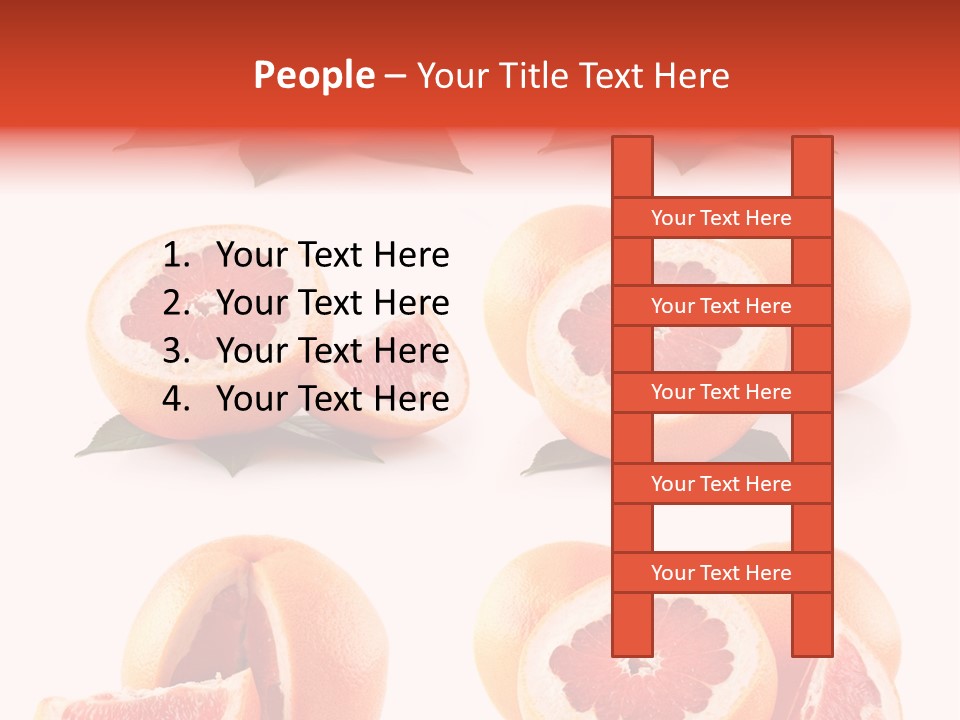 Half Isolated Refreshment PowerPoint Template