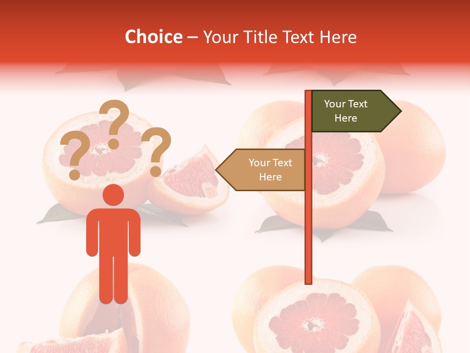 Half Isolated Refreshment PowerPoint Template