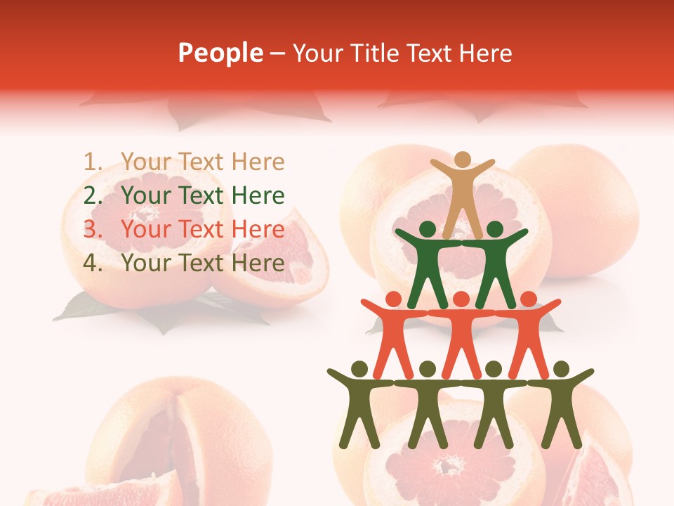 Half Isolated Refreshment PowerPoint Template