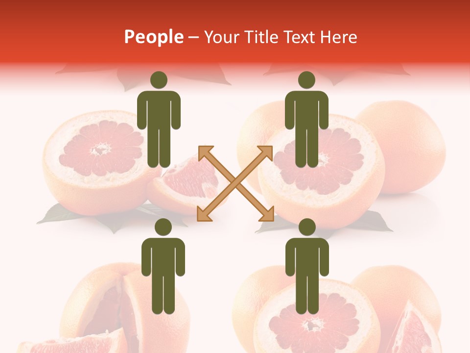 Half Isolated Refreshment PowerPoint Template