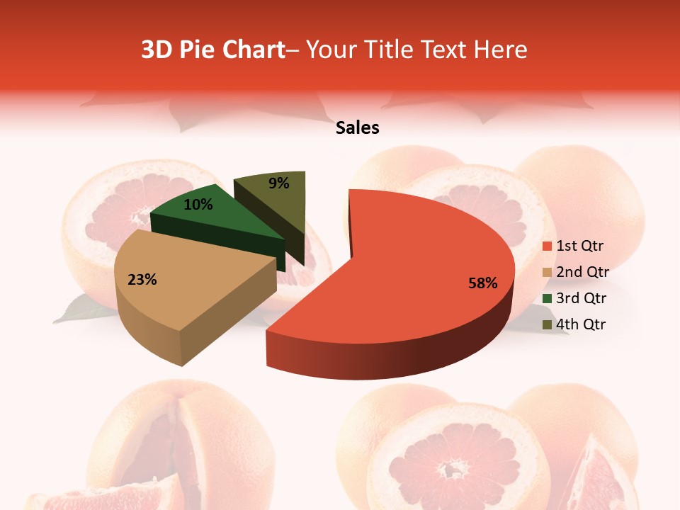 Half Isolated Refreshment PowerPoint Template