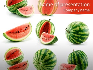 Out Red Healthy PowerPoint Template