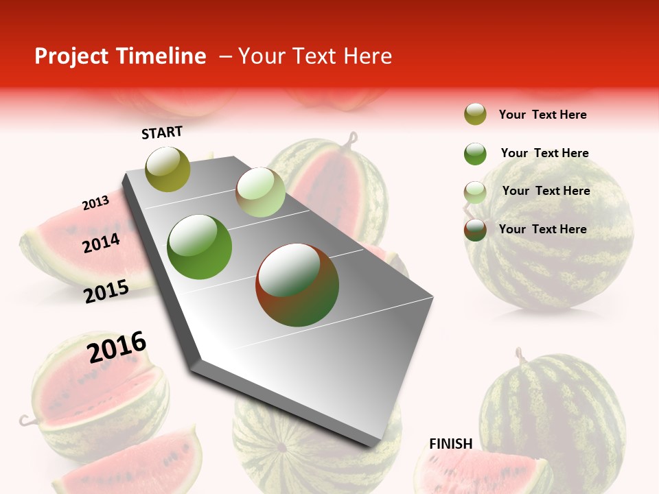 Out Red Healthy PowerPoint Template
