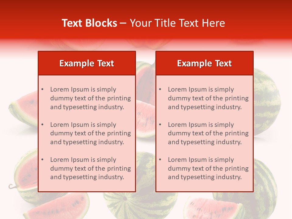 Out Red Healthy PowerPoint Template