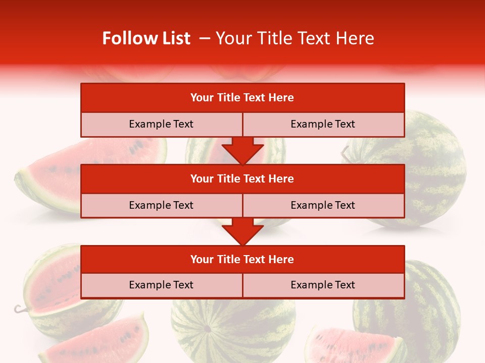 Out Red Healthy PowerPoint Template