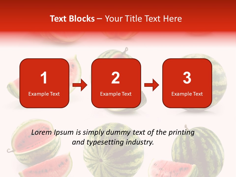 Out Red Healthy PowerPoint Template