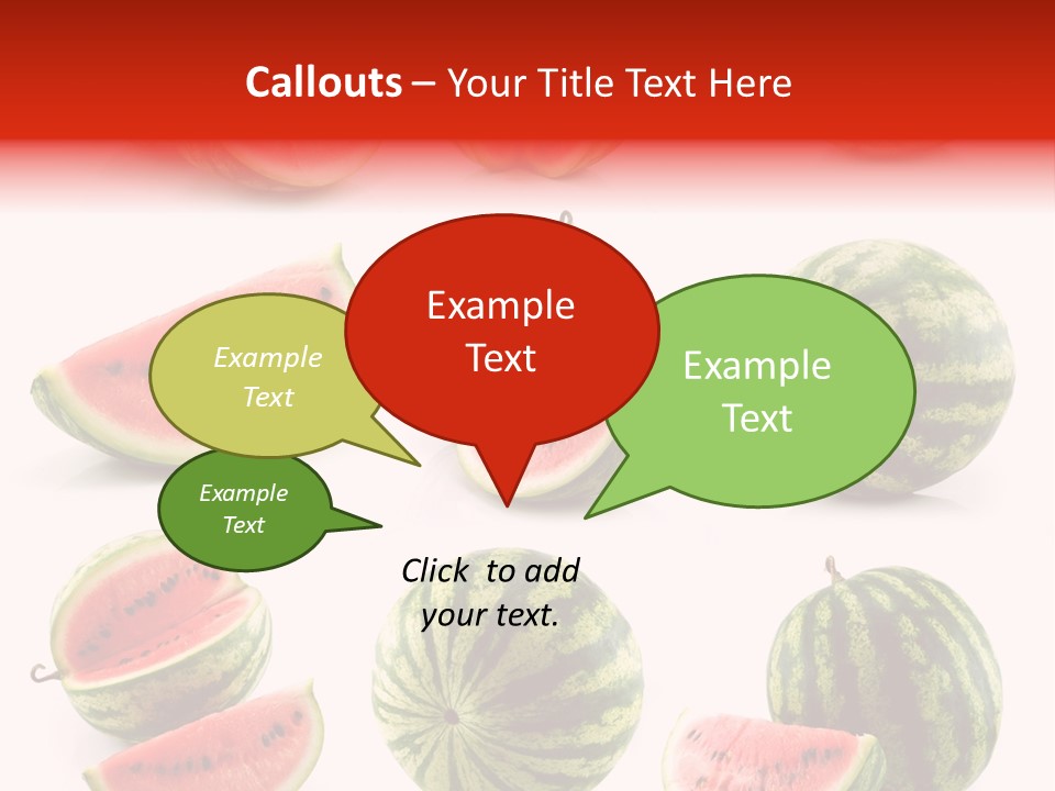 Out Red Healthy PowerPoint Template