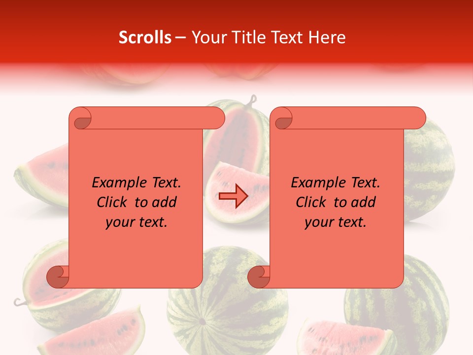 Out Red Healthy PowerPoint Template