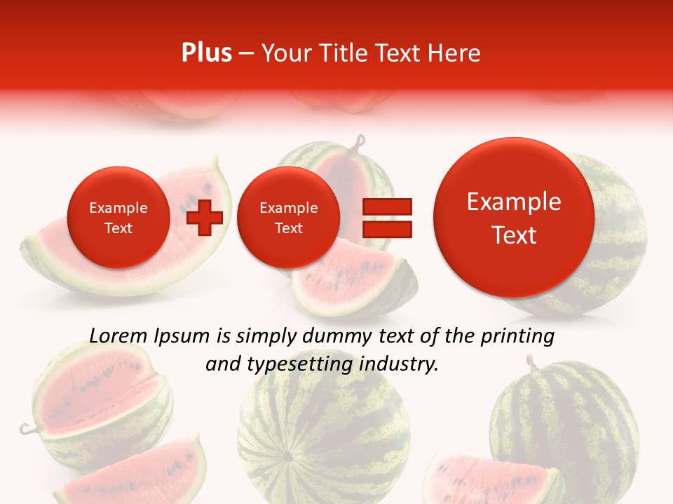 Out Red Healthy PowerPoint Template