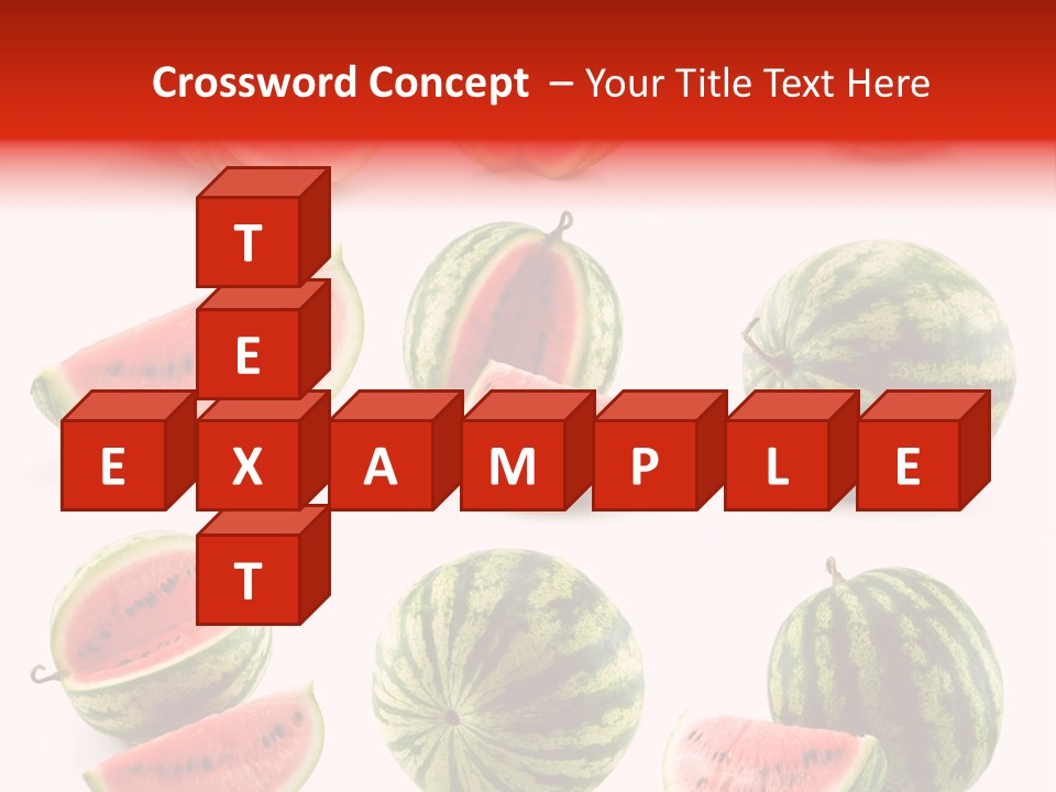 Out Red Healthy PowerPoint Template