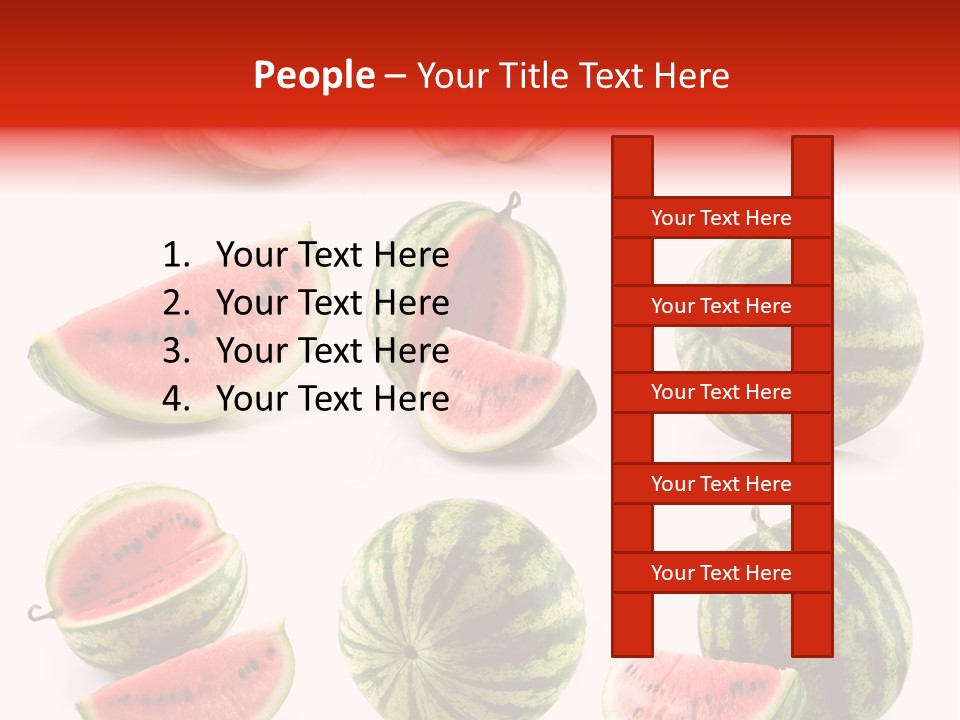 Out Red Healthy PowerPoint Template
