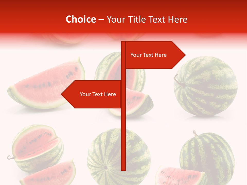 Out Red Healthy PowerPoint Template