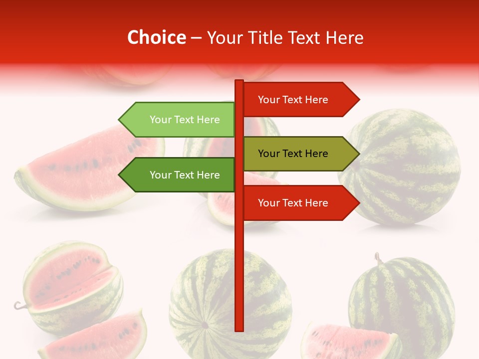 Out Red Healthy PowerPoint Template