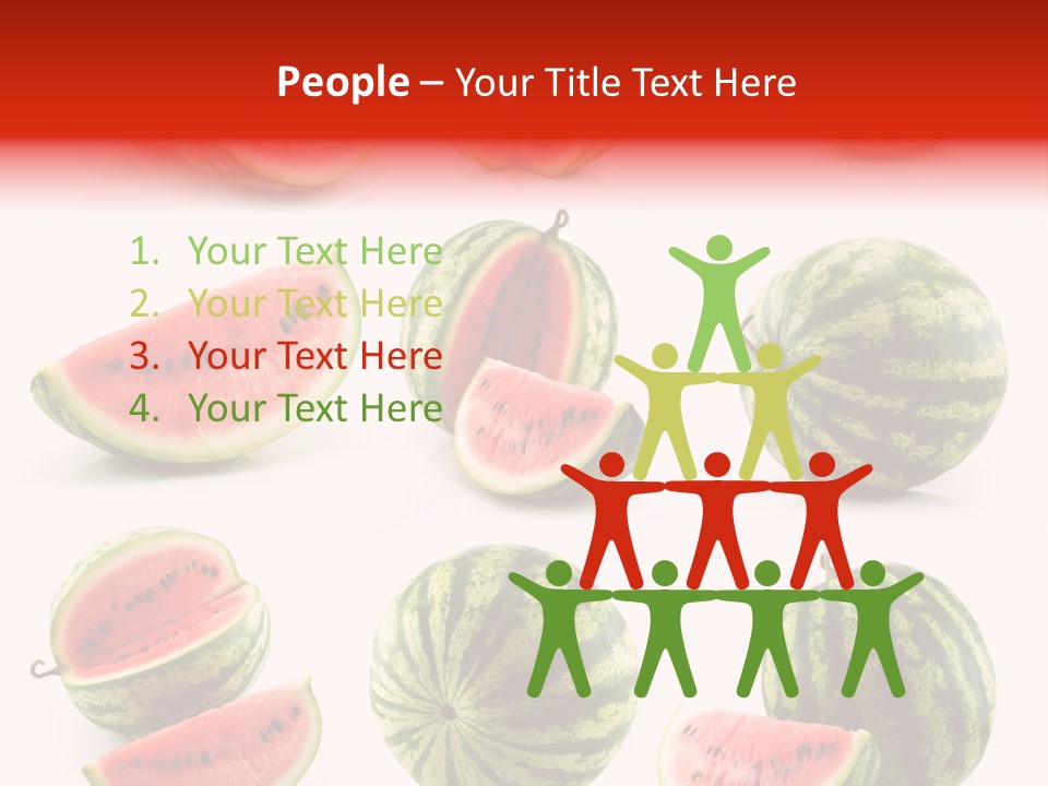Out Red Healthy PowerPoint Template