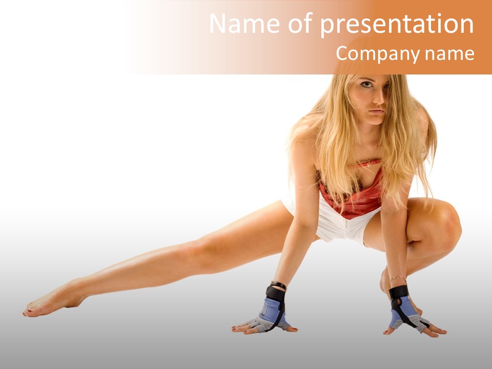 Flexible Fashion Fitness PowerPoint Template