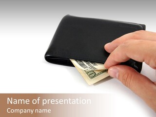 Reserve Shopping Cash PowerPoint Template