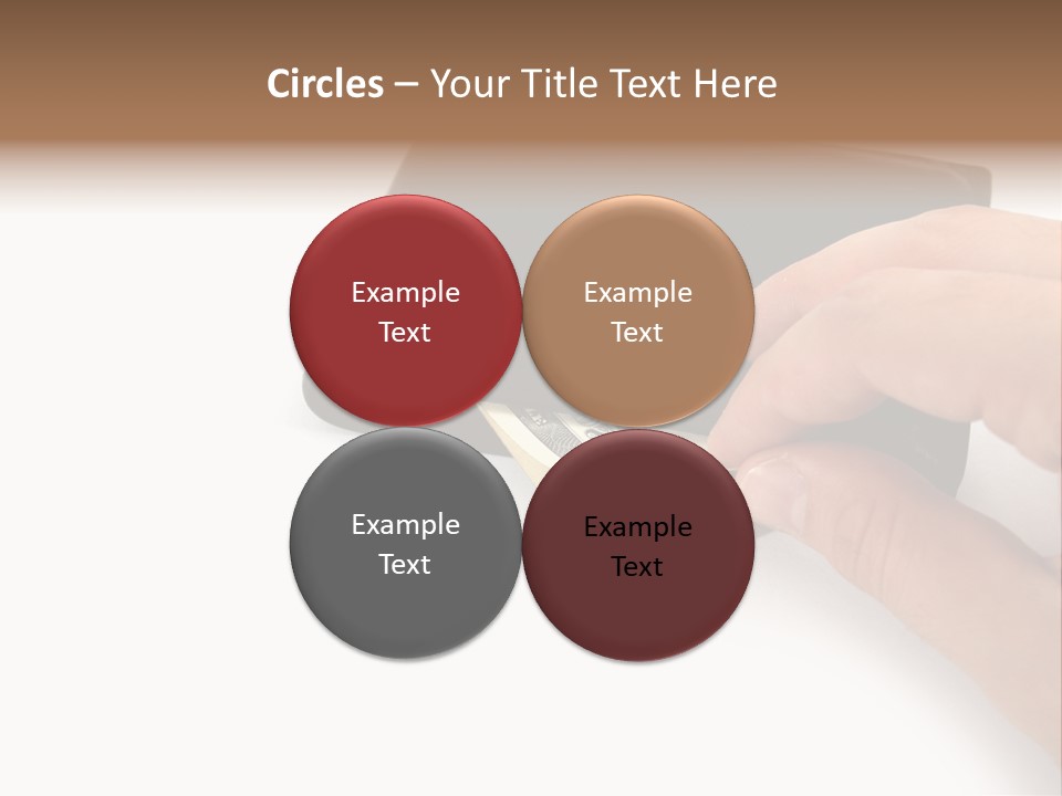 Reserve Shopping Cash PowerPoint Template